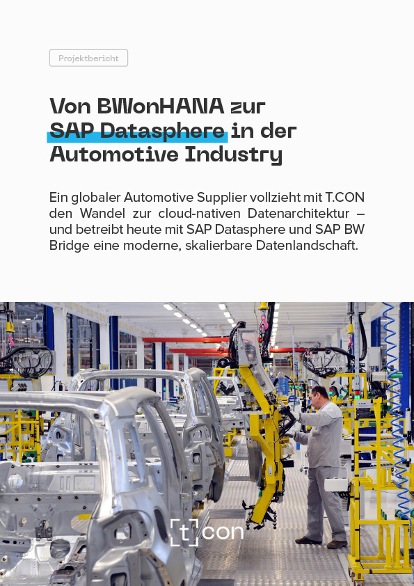 Vorschaubild Automotive Supplier SAP Datasphere Seite 1
