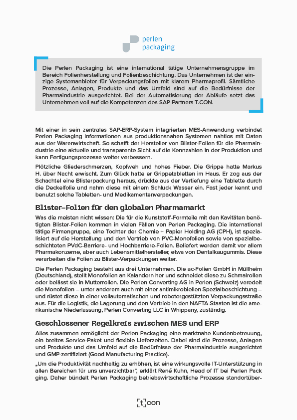 Vorschaubild Projektbericht T.CON GmbH & Co. KG