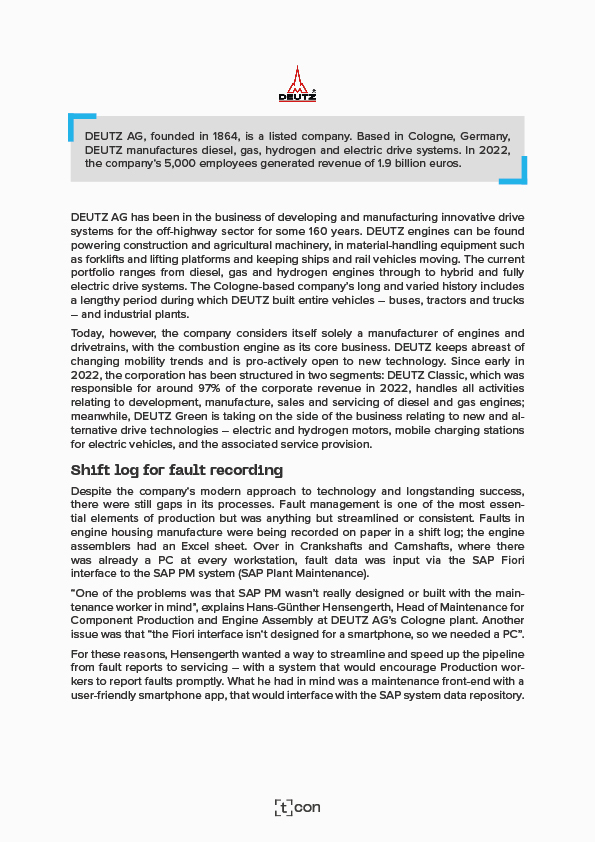 Preview Deutz MOBILE MAINTENANCE Page 2
