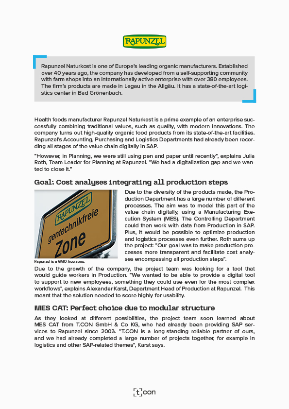 Preview success story Rapunzel MES page 2